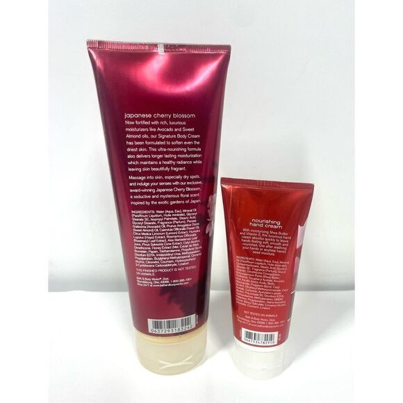Bath & Body Works Japanese Cherry Blosdom Body Cream & Hand Cream Original - Picture 2 of 2